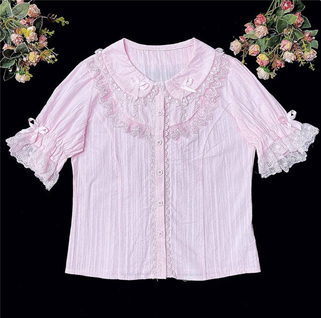Peter Pan Collar Lace Lolita Blouse