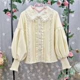 Peter Pan Collar Gigot Sleeve Lolita Blouse