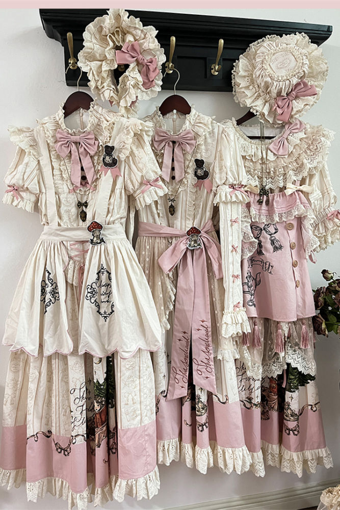 Story Book for Little Girls Plus Size Lolita Dress, Skirt and Blouse