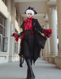 Count of the Rose Ouji Lolita Blouse, Trousers, Corset and Coat