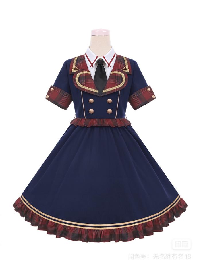 Tommy Bear ~Girl's Revolution~ Military Lolita OP/JSK -In Stock