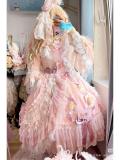 Elpress L Elis Luxury Details Lolita Dress Pink M - In Stock