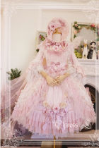 Elpress L Elis Luxury Details Lolita Dress Pink M - In Stock