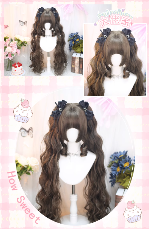 Dalao Home Sunset Long Wavy Lolita Wig
