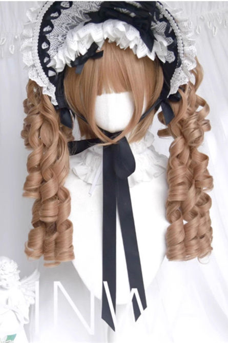 Crepe Cake Retro Flaxen Hair Lolita Wig
