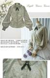 Surface Spell the Ship Sailing TO Fairyland Vines Embroidery Lolita Blouse