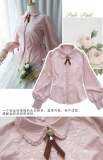 Surface Spell the Ship Sailing TO Fairyland Vines Embroidery Lolita Blouse