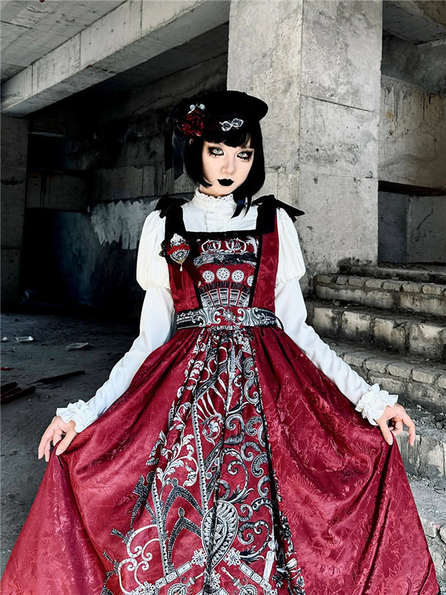 Miss Point Eye of Horus Juliet Sleeve Gothic Lolita Blouse