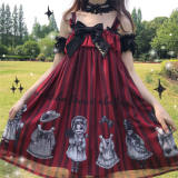 Yolanda Fleurs et écho High Waist Lolita Dress
