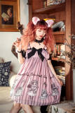 Yolanda Fleurs et écho High Waist Lolita Dress