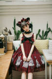 Yolanda Fleurs et écho High Waist Lolita Dress