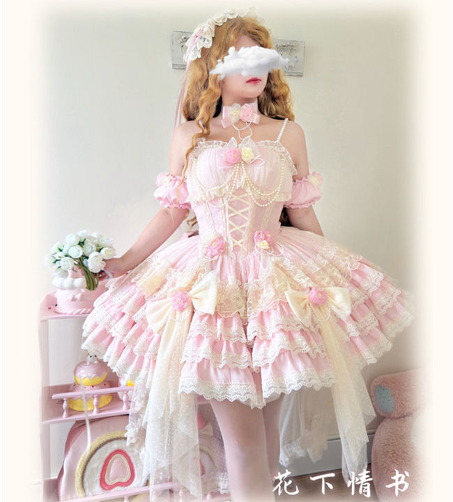 Love Letter Floral Hime Lolita Dress