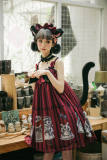 Yolanda Fleurs et écho High Waist Lolita Dress