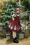 Yolanda Fleurs et écho High Waist Lolita Dress