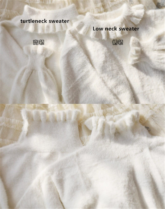 Mist Faux Mink Knitwear Sweater
