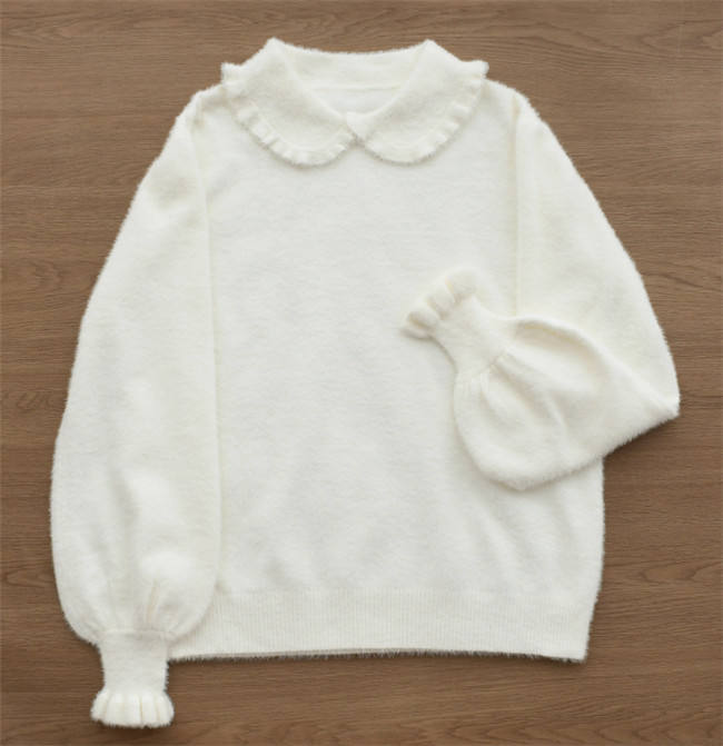 Mist Faux Mink Knitwear Sweater