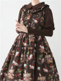 Mist Peter Pan Collar Knitwear Sweater