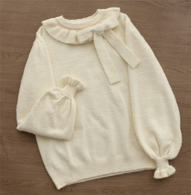 Mist Faux Mink Knitwear Sweater