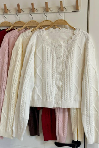 Mist Vintage Short Sweater Cardigan