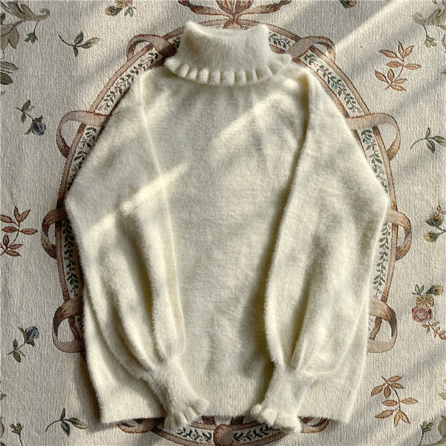Mist Faux Mink Knitwear Sweater
