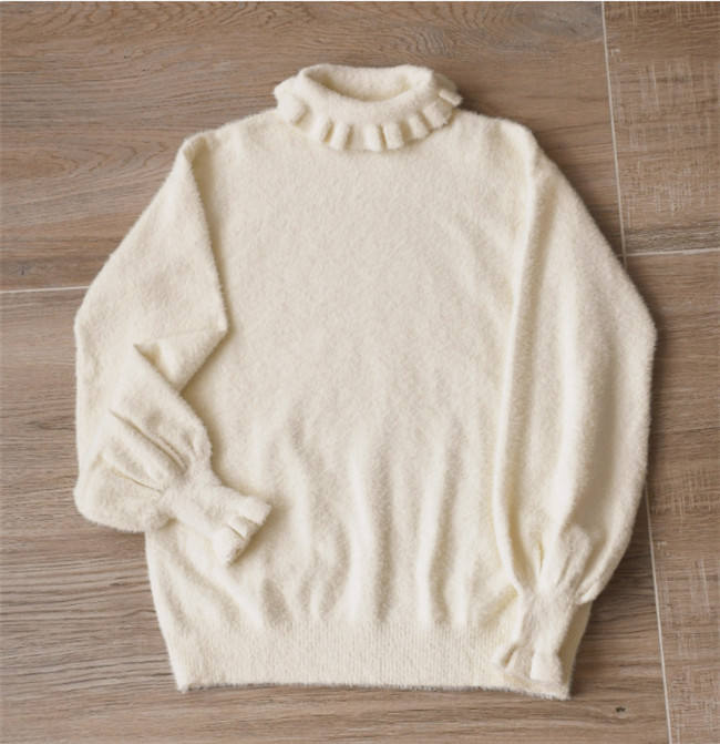 Mist Faux Mink Knitwear Sweater