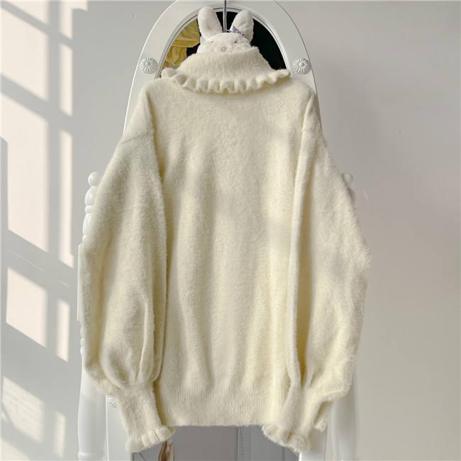 Mist Faux Mink Knitwear Sweater