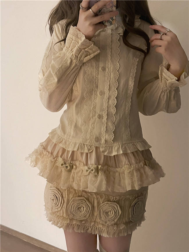Peter Pan Collar Cotton Lolita Blouse
