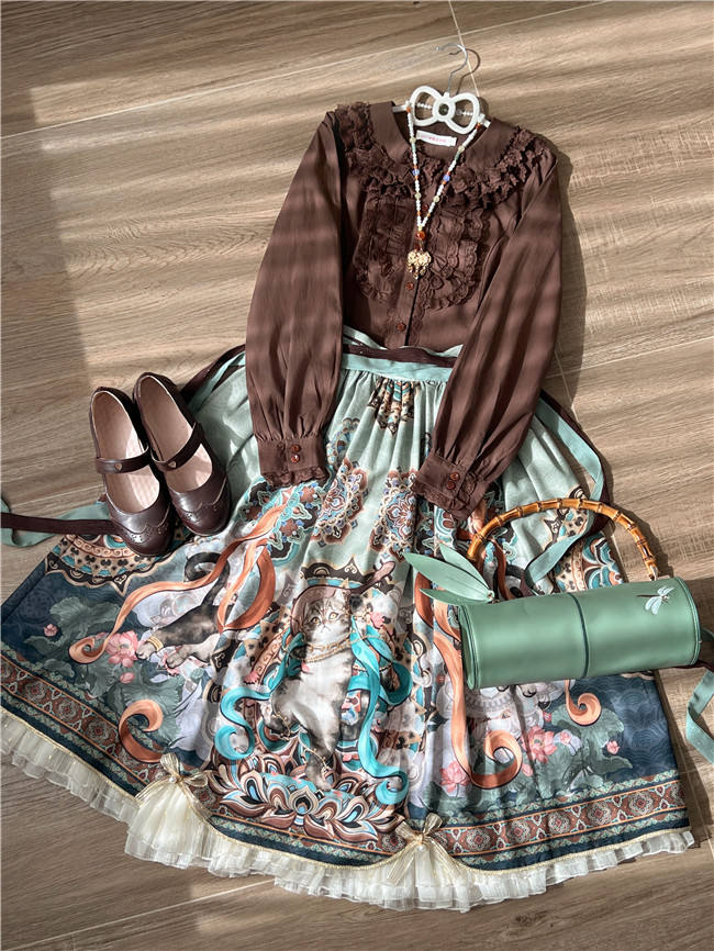 Half Sugar Cake Ruffles Lolita Blouse