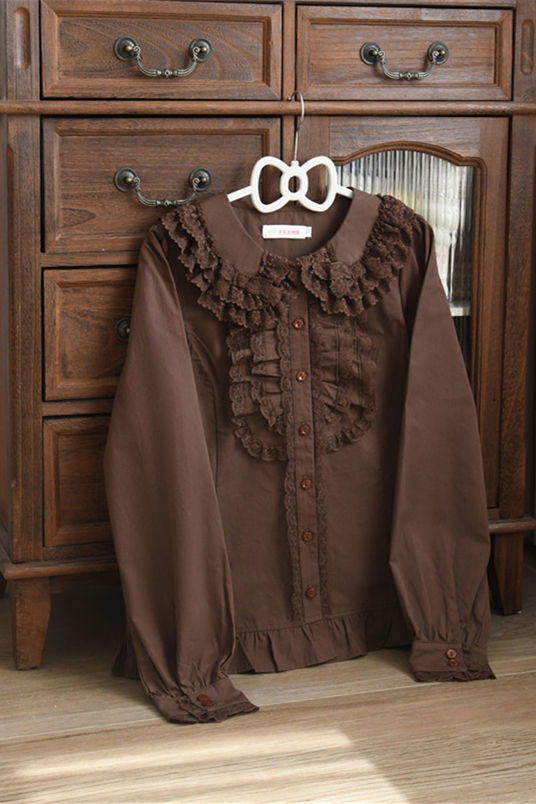 Half Sugar Cake Ruffles Lolita Blouse