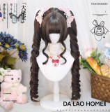 Dalao Home Long Wavy Ponytails Sweet Lolita Wig