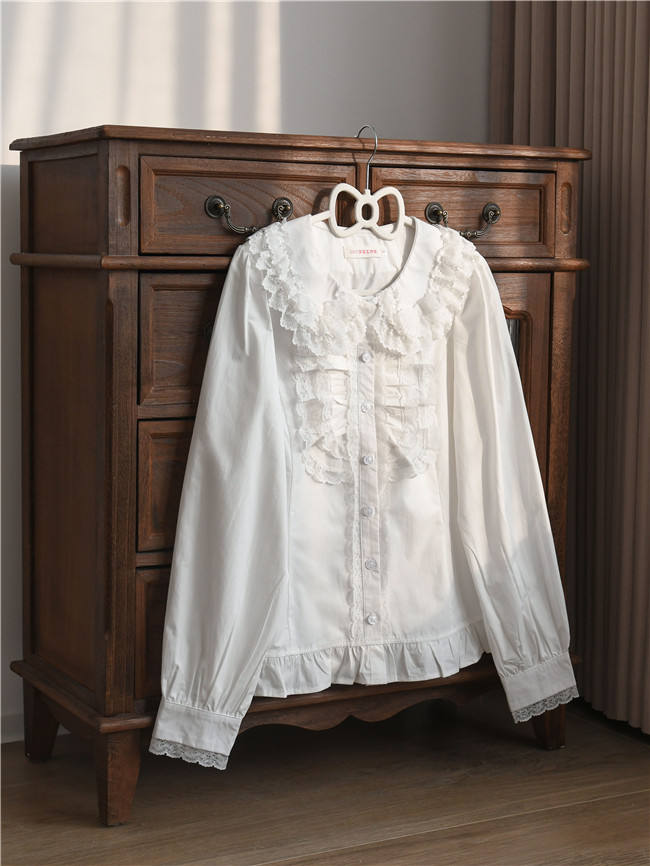 Half Sugar Cake Ruffles Lolita Blouse