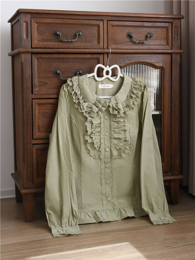Half Sugar Cake Ruffles Lolita Blouse