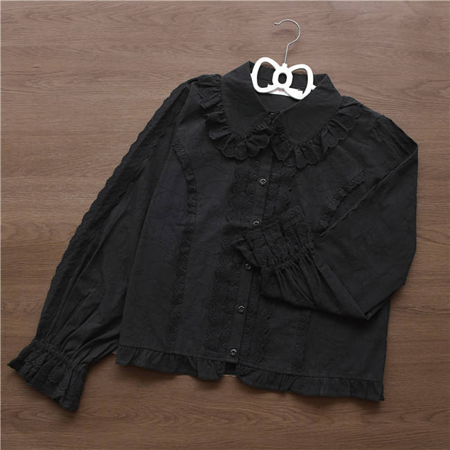Peter Pan Collar Cotton Lolita Blouse