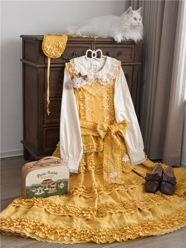 Half Sugar Cake Ruffles Lolita Blouse