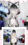 Dalao Home Black White Ombre Lolita Wig