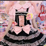 Peter Pan Collar Short Sleeves Cotton Lolita Blouse