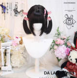 Dalao Home Cute Natural Hair Short Lolita Wig