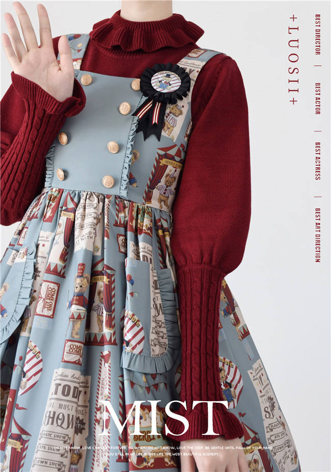 Mist Leg of Lamb Sleeves Knitwear Sweater