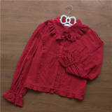 Peter Pan Collar Cotton Lolita Blouse