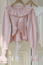 Sweet Ruffle Lolita Knitwear Sweater