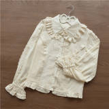 Peter Pan Collar Cotton Lolita Blouse