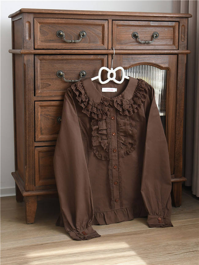 Half Sugar Cake Ruffles Lolita Blouse