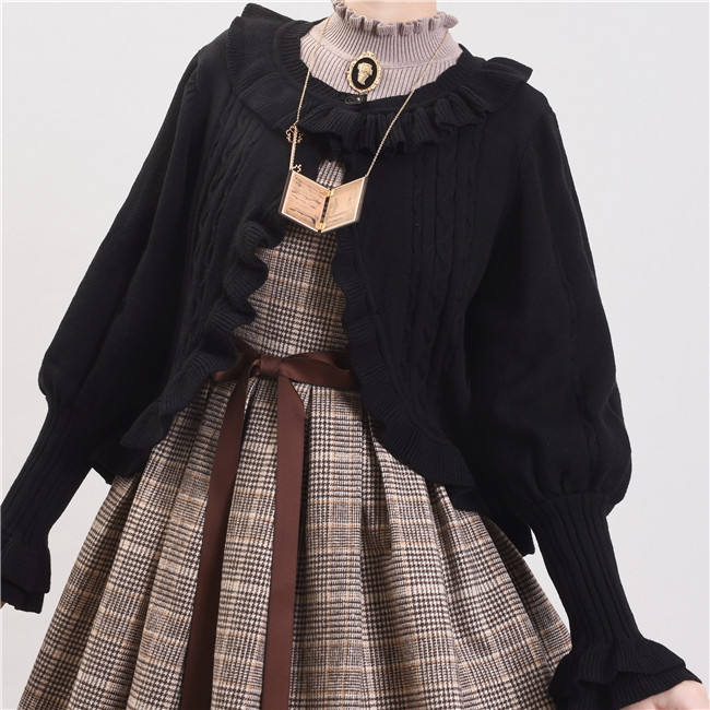 Sweet Ruffle Lolita Knitwear Sweater