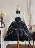 Night Visit to the Castle Winter Lolita Skirt and Blouse