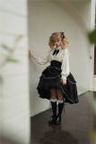 Night Visit to the Castle Winter Lolita Skirt and Blouse