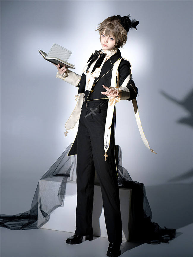The Prayer Ouji Lolita Coat, Trousers and Blouse