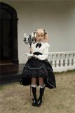 Night Visit to the Castle Winter Lolita Skirt and Blouse