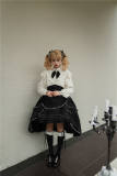 Night Visit to the Castle Winter Lolita Skirt and Blouse