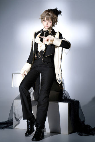 The Prayer Ouji Lolita Coat, Trousers and Blouse
