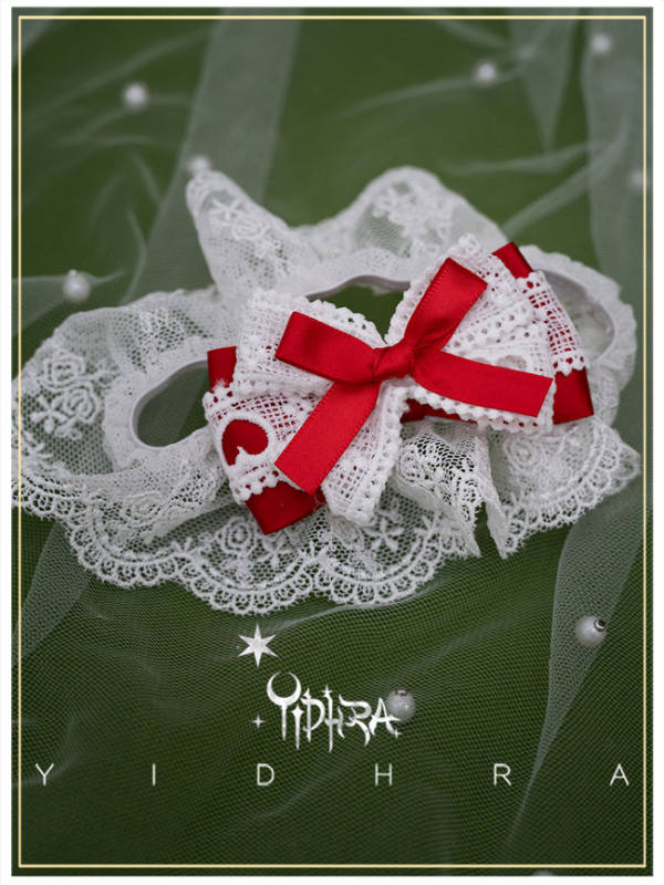 Yidhra Bowknot and Ribbon Christmas Lolita Tights